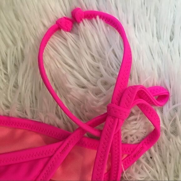 New! VS PINK ruched side tie bikini bottoms - Picture 6 of 6
